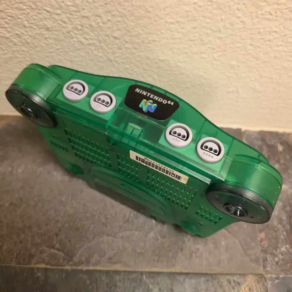 Hardware - N64 System, Jungle Green w/ 1 Gamepad - Nintendo64 - Funtastic